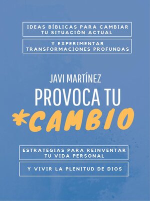 cover image of Provoca tu cambio